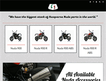 Tablet Screenshot of nudaparts.com